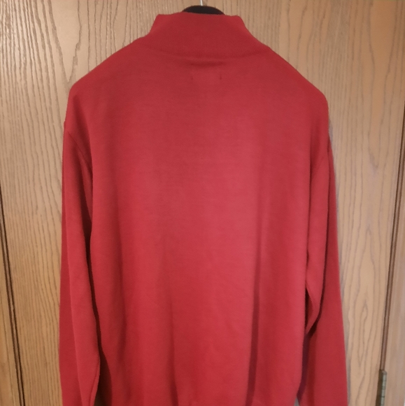 Whipper in Mens 1/4 Zip Mock Neck Sweater Size XL - Picture 3 of 5